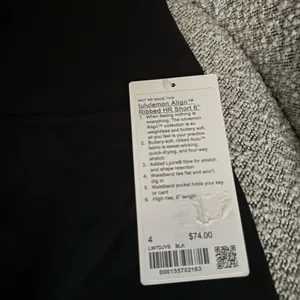 NWT LULULEMON - Align™ High-Rise Ribbed Short 6" - $74 - Size 4 thumbnail 8