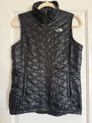 The North Face Black Quilted Vest thumbnail 2
