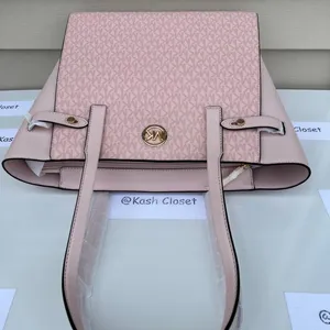Michael Kors DK Powder Blush Carmen Tote Large Leather Purse thumbnail 4