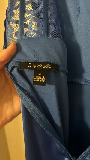 City Studios Blue Dress thumbnail 4