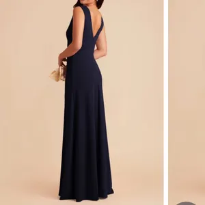 Birdy Grey Shamin Crepe Maxi Dress in Navy Blue Size XL thumbnail 2