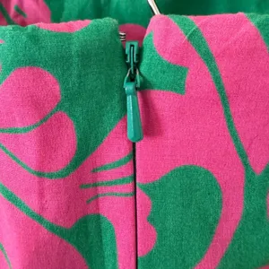 Lilly Pulitzer sz 10 Women Pink Green Crab Scallop Hem Dress Party Preppy Vintage thumbnail 4