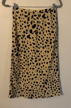 Japna Cheetah Print Maxi Skirt thumbnail 1