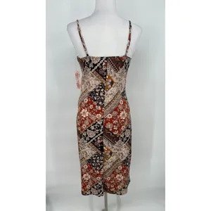 Inspired Hearts Midi Dress Size M Babydoll Patchwork Boho Y2K Hippie‎ Festival thumbnail 5