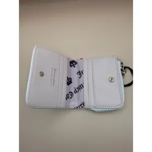 Juicy Couture Sweet‎ Juicy L-Zip Card Case Wallet Black Velour Strawberry NEW thumbnail 7