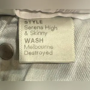 Reformation Serena High Rise Blue Jeans Button fly Melbourne‎ Distressed Sz 27 thumbnail 6