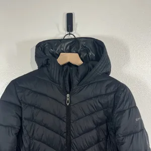 SPYDER Women Boundless Long Puffer Jacket Black Size S‎ ThermaWeb Quilted Hooded thumbnail 11