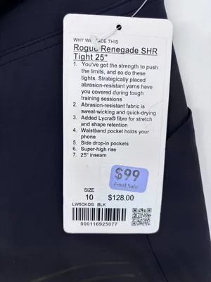 lululemon athletica Black Sculpting Leggings thumbnail 8