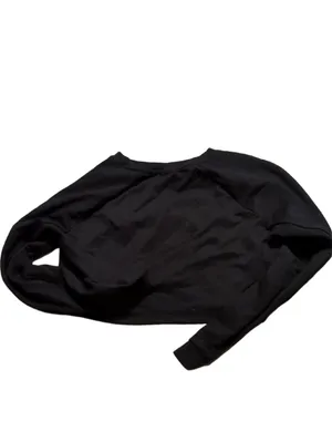 Gymshark Black Long Sleeve Crop Top Size XL thumbnail 5