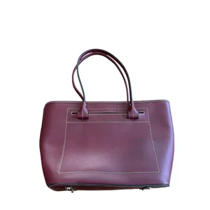 Dooney & Bourke Beacon Collection Matte Bordeaux Vacchetta Leather Shoulder Bag thumbnail 2