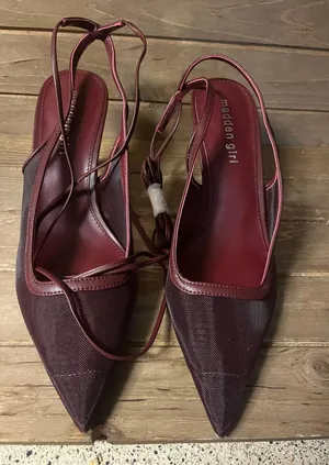 Madden Girl New with box Brigitte Pointed-Toe Lace-Up Pumps - Mesh size 7.5 thumbnail 2