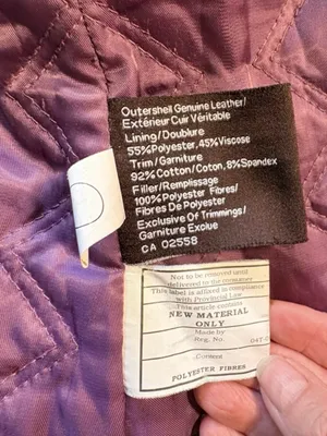 💥Danier Genuine Leather Hooded Moto Zip Up Jacket Brown Quilted Lining Sz L❤️ thumbnail 12