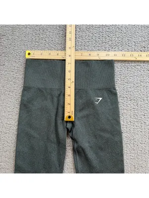 Gymshark Women’s Charcoal Gray Seamless High Waisted Workout Leggings thumbnail 3