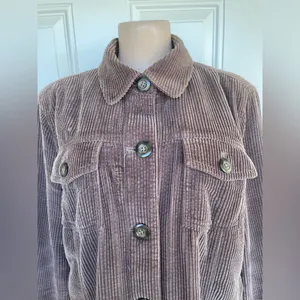 L.L. Bean Brown Corduroy Utility Jacket thumbnail 3