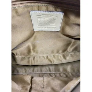 coach leather white shoulder bag thumbnail 10