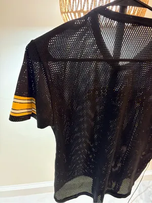 Steelers Black Mesh Jersey Top thumbnail 4