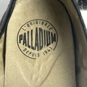 Palladium Womens Black Leather Mary Jane Flats Contrast Stitch Buckle 8.5 39.5 thumbnail 4