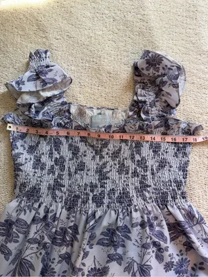 Hill House The Ellie Nap Dress XXL Floral Crepe Lilac Tonal Floral thumbnail 7