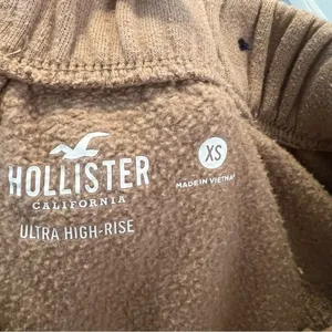 Hollister Women's Sz XS Ultra High-Rise Jogger Sweatpants Beige Tan Cotton Blend thumbnail 15