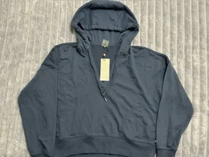 CALIA Women's Split Neck Hoodie — Size S — Ardosia Slate thumbnail 1