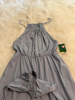 HALARA Slate Blue Lightweight Jumpsuit with Spaghetti Straps size M brand new thumbnail 6