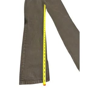 Zara High Rise Straight Leg Jeans Size 4 Brown Taupe Signature Denim thumbnail 5