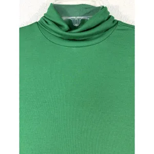 Aritzia Sunday Best Freshman Turtleneck Small Green Ribbed Long Sleeve Top thumbnail 2