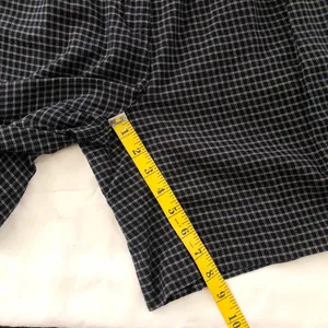 Black white plaid preppy pleated high rise Bermuda shorts office siren core Measurements in pics thumbnail 6