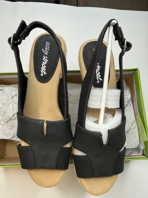 Easy Street Women's Resort Espadrille Wedge Sandals Size 7.5M thumbnail 2