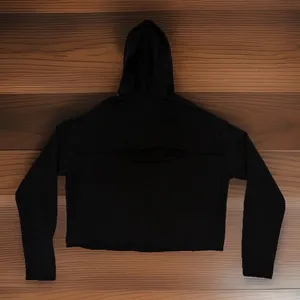 Pink Coconut Boutique PINK Victoria's Secret Women Hoodie M Black Logo Drawstring Long Sleeve Fleece thumbnail 2