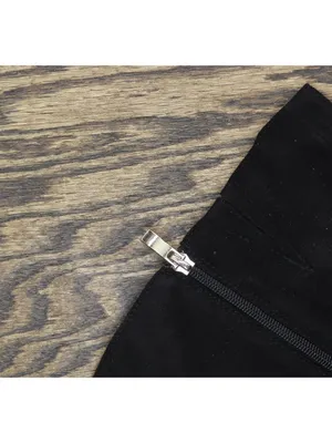 NWT Journee Collection Faux Suede Romilly Knee High Boots Black Suede 6.5M thumbnail 10