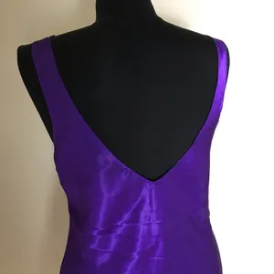 Fredricks of Hollywood vintage satin purple slip thumbnail 2