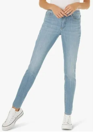 Lee Women's Slim Fit Skinny Leg Jean Women's 14 Light Blue Wash Midrise thumbnail 1