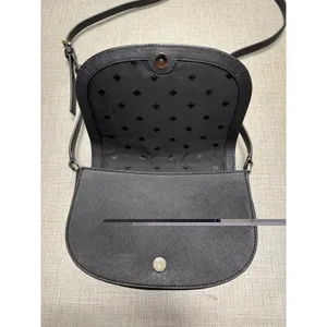 Kate Spade Black Saffiano Leather‎ Flap Style Small Crossbody Bag Purse ~ Euc thumbnail 7