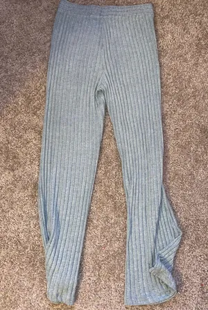 Z Supply Lightweight Ripped Green Pants thumbnail 1