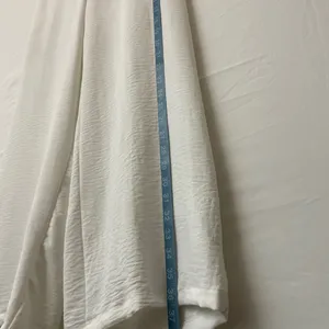 Ryocco women’s Size Small White Wide-Leg Pants with Tie Waist - (N9)✨ thumbnail 8