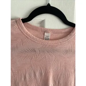 Victorias Secret Palm Leaf Burnout Bodysuit Womens Size S Pink Tropical‎ thumbnail 3