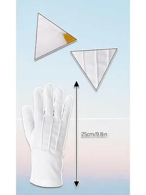 Flight Attendant Costume Accessories Stewardess Hat Sunglasses Scarf Gloves OS thumbnail 4