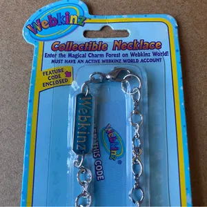 NIB GANZ Webkinz Collectible Silver 16” Necklace thumbnail 2