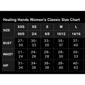 Healing Hands Scrubs Purple Label Jasmin Top Satin Ribbon Style Royal Blue Zip S thumbnail 5
