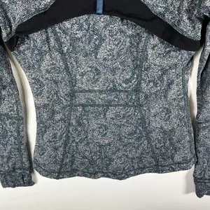lululemon athletica Define Jacket Brushed‎ Herringbone Gray Blue Alberta size 6 thumbnail 11