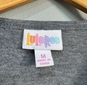 SALE! Gray Lularoe Raglan Sleeve Top Size M EUC thumbnail 6