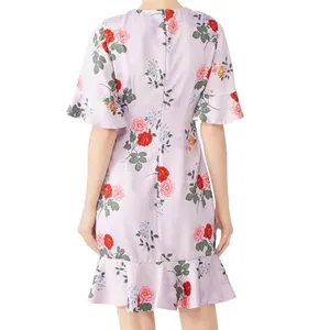 Keepsake Pretty One Floral Mini Dress in Lilac Purple‎ thumbnail 12
