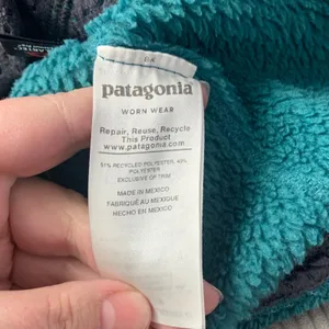 Patagonia women's medium retool Turquoise Fleece Pullover gorp outdoor thumbnail 8