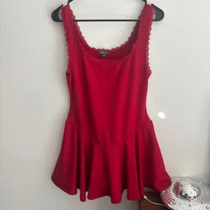 Wild Fable Red Active Dress Lace Trim Built-in Shorts Small VN1973322 thumbnail 4