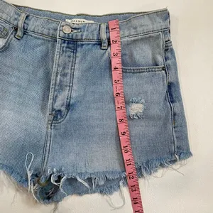 PacSun High Rise Distressed Denim Shorts Light Wash Size 29 thumbnail 7
