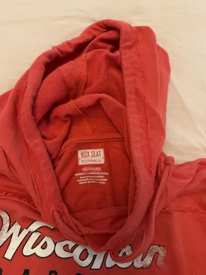 Wisconsin Badgers Sweatshirt Red Size 1X thumbnail 3