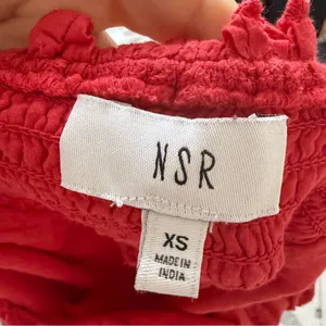 NSR Red Sleeveless Sweetheart Neckline Midi Dress with Tie Straps size XSmall thumbnail 6