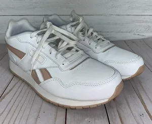 Reebok CL HARMAN RUN S Womens SIZE 10 White/Bare Beige/Pink CN5274 Casual Shoes thumbnail 6