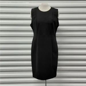 Liverpool Los Angeles Womens Sheath Cocktail Dress Size 10 Black Career Office thumbnail 3
